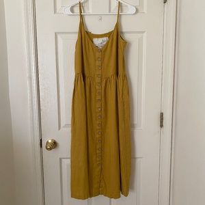 Notperfectlinen Sarah Dress, size Sm, Honey